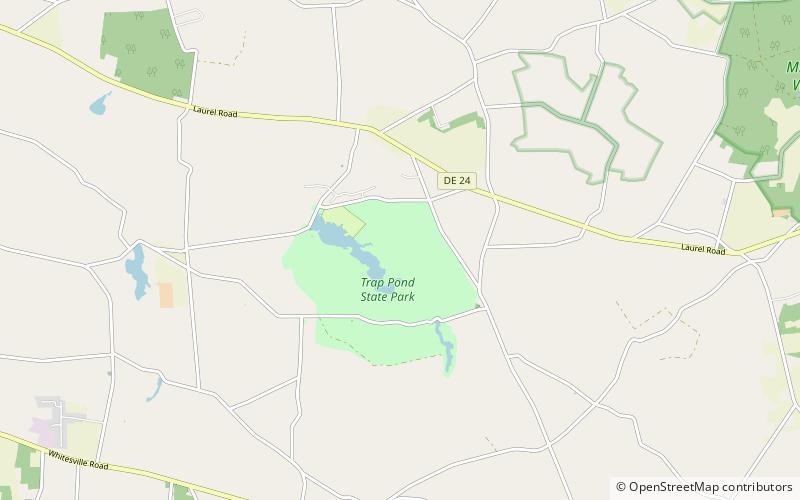 Parc d'État de Trap Pond location map