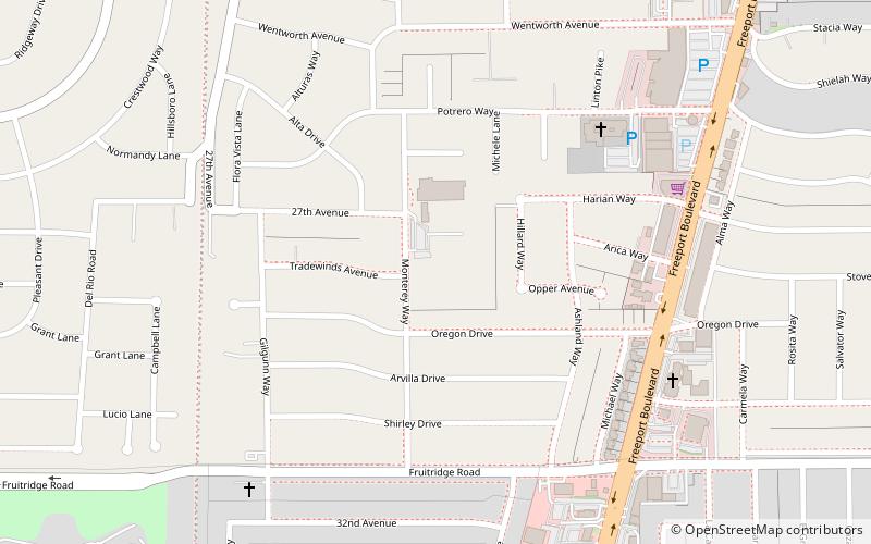 Sutterville Elementary School PTA location map