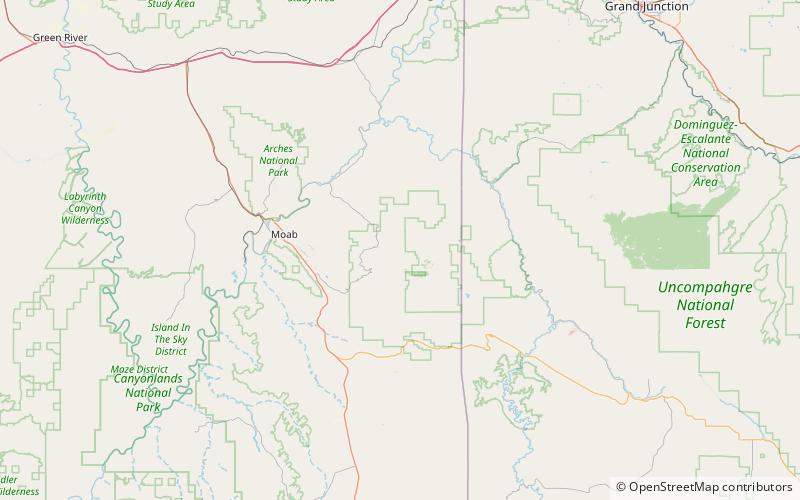 mount waas bosque nacional de manti la sal location map