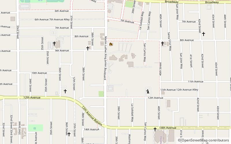 Oak Park Community Center location map