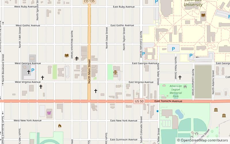 Gunnison Gallery location map