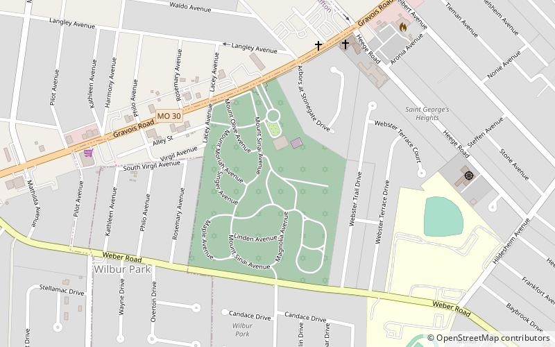 New Mount Sinai Cemetery location map