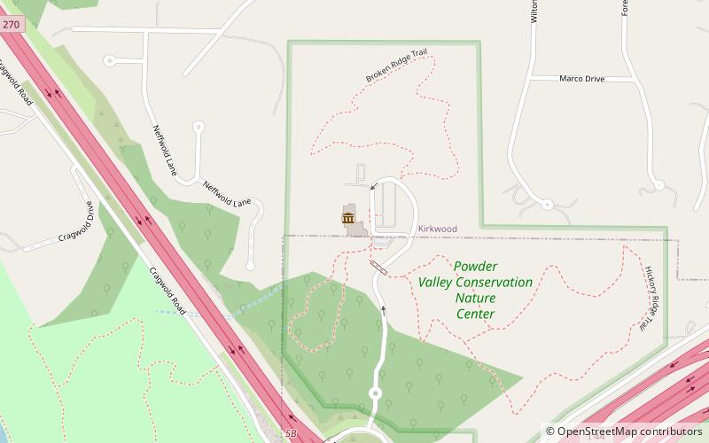 powder valley conservation nature center st louis location map