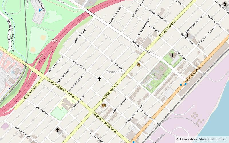Carondelet location map