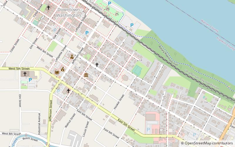 Locust Street Historic District location map