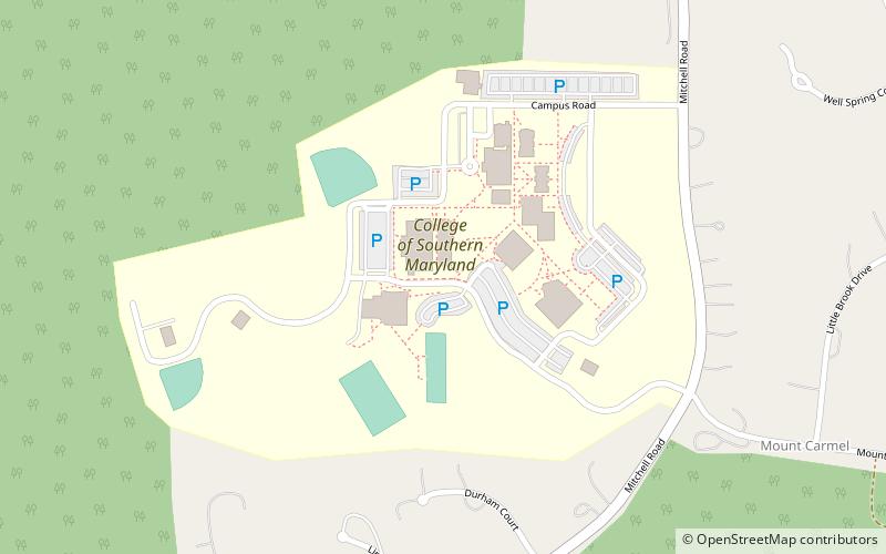 College of Southern Maryland location map