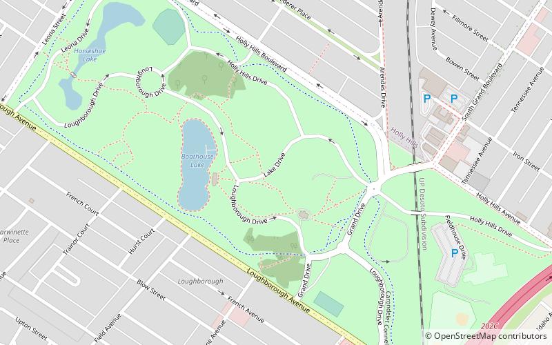Carondelet Park location map
