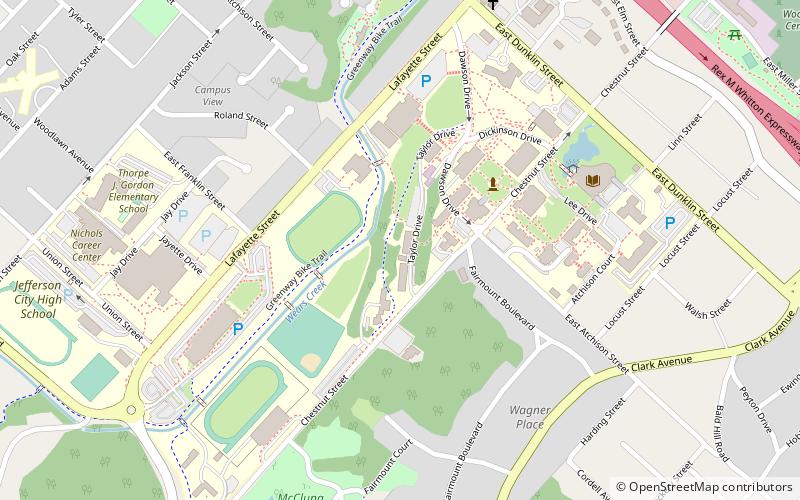 Lincoln University location map