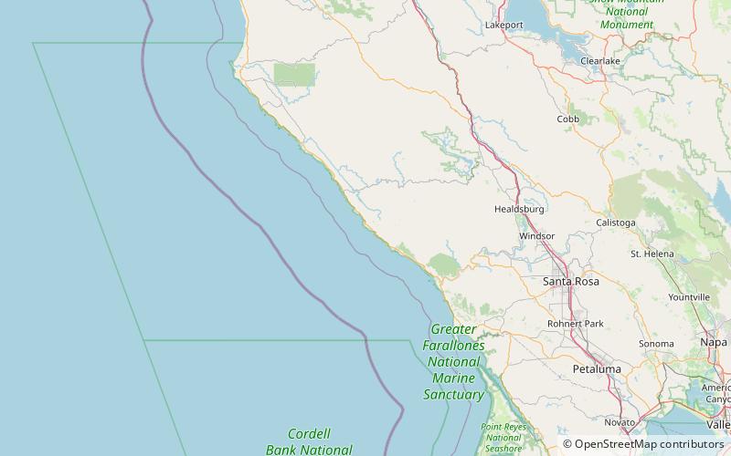 Rezerwat Morski Gerstle Cove location map