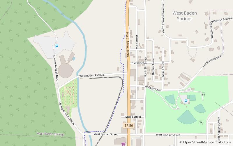 West Baden National Bank location map