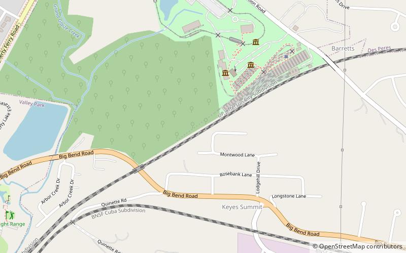 Barretts Tunnels location map