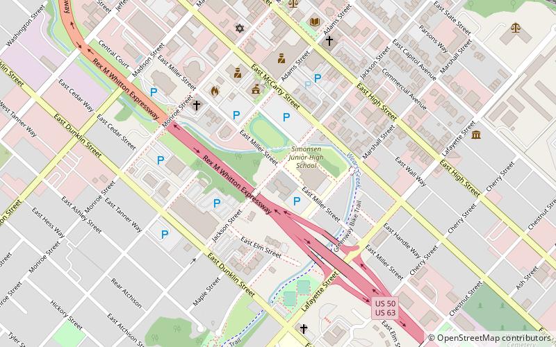 Hobo Hill Historic District location map