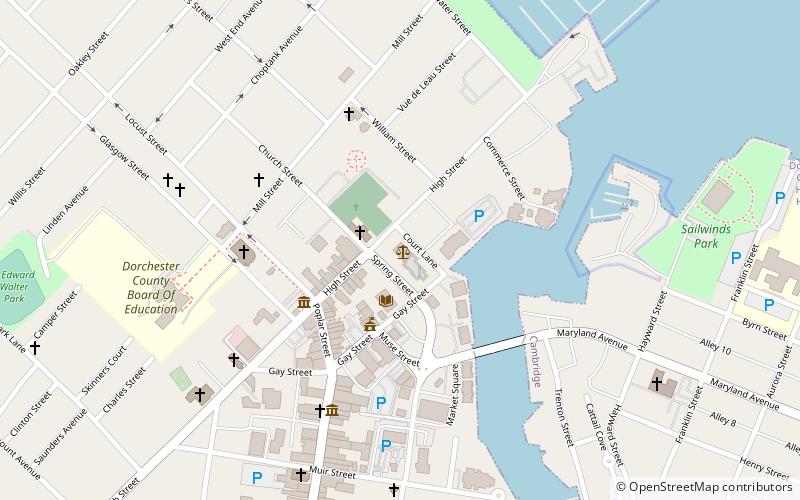 Dorchester County Courthouse and Jail location map