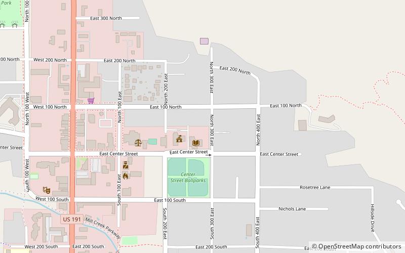 Moab LDS Church location map