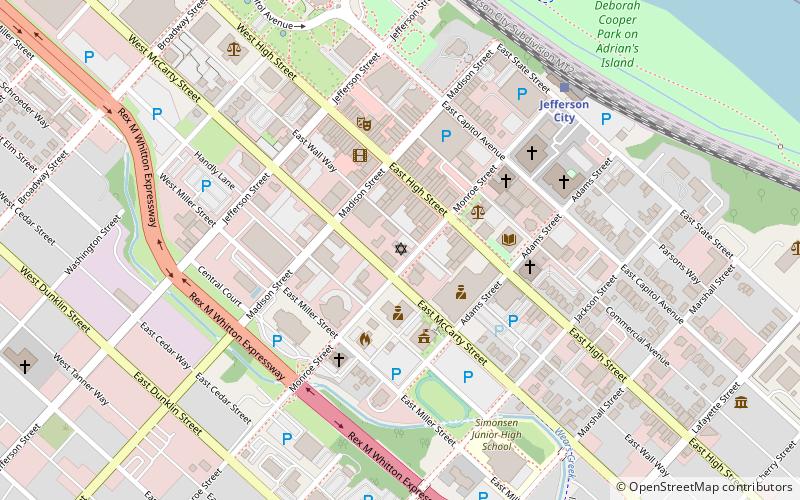 Temple Beth El location map