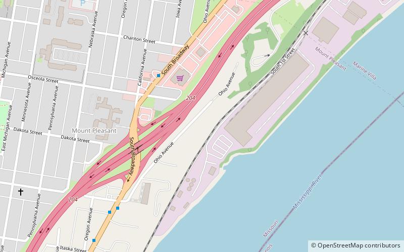 Sugarloaf Mound location map