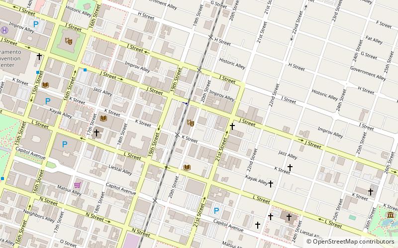 sacramento comedy spot location map