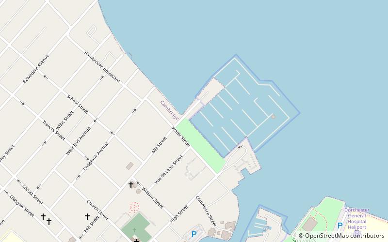Cambridge Municipal Yacht Basin location map