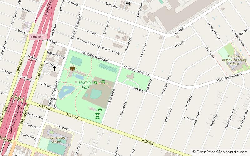 Shepard Garden and Arts Center location map