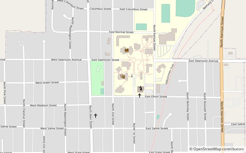 Presser Hall location map