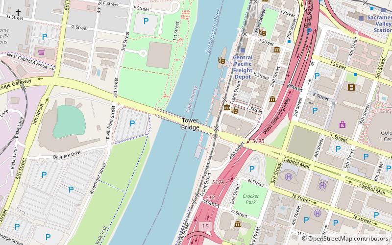 Tower Bridge location map