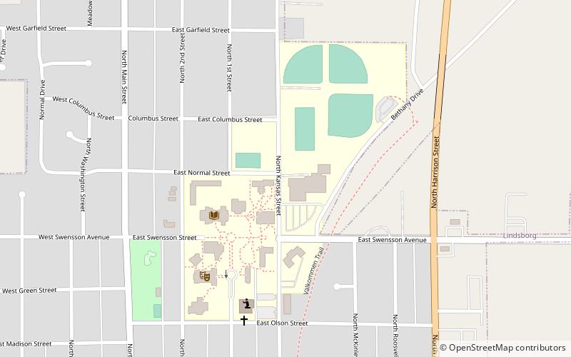 Bethany College location map
