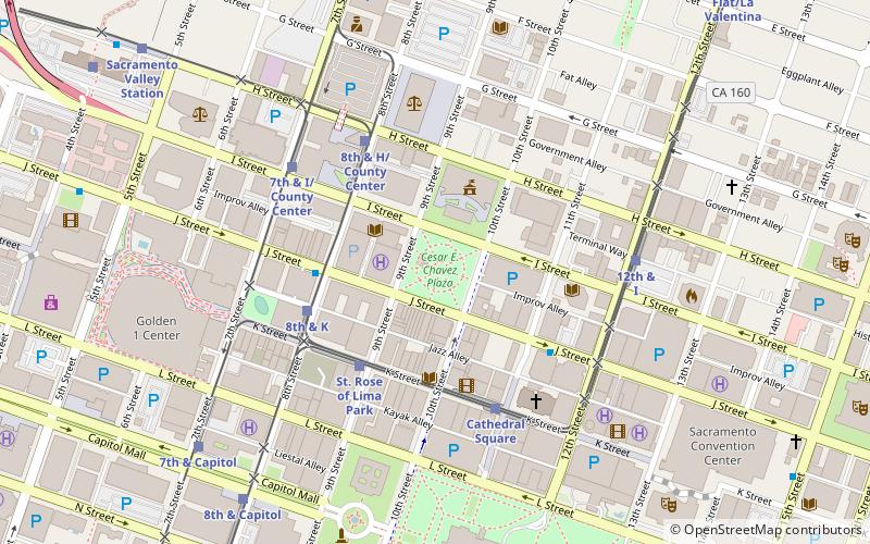 Cesar E. Chavez Plaza location map
