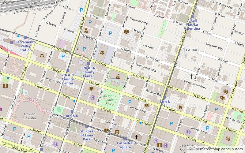 Sacramento City Hall location map