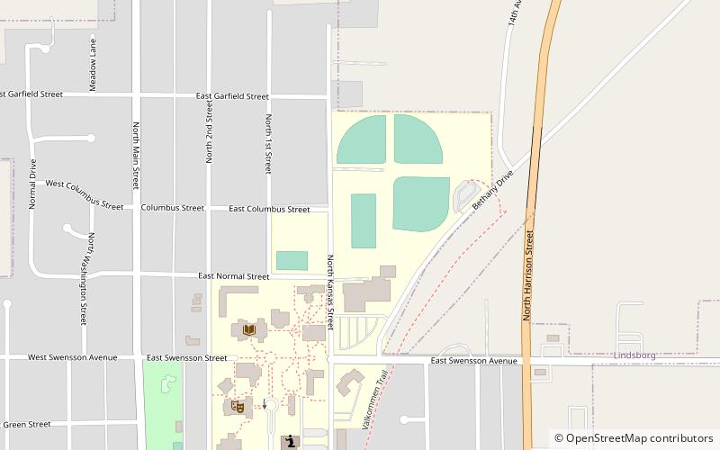 lindstrom field lindsborg location map