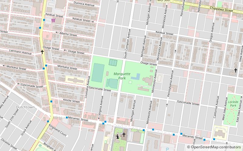 Marquette Recreation Center location map