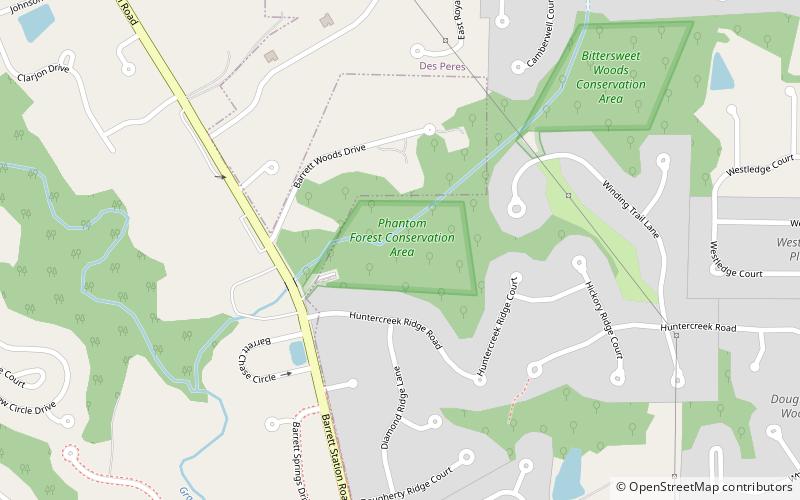 Phantom Forest Conservation Area location map