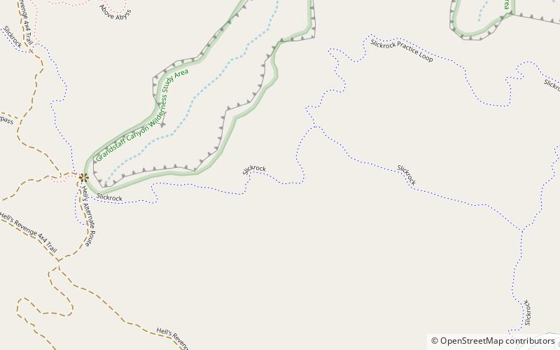 slickrock bike trail moab location map