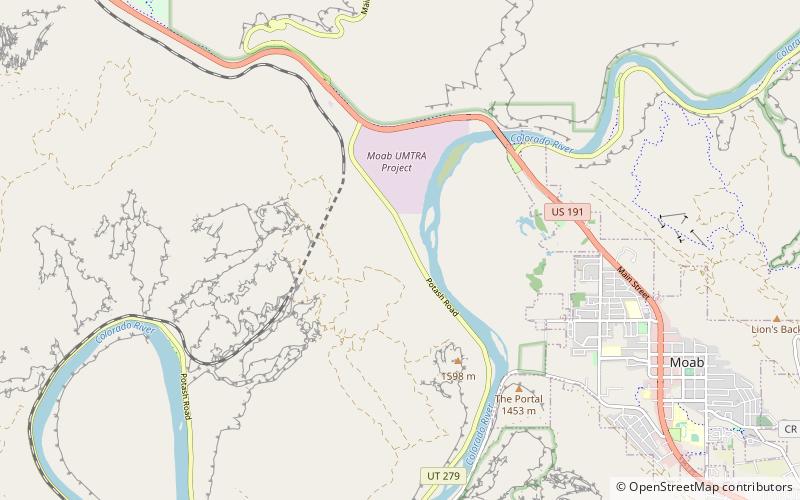 utah 279 moab location map