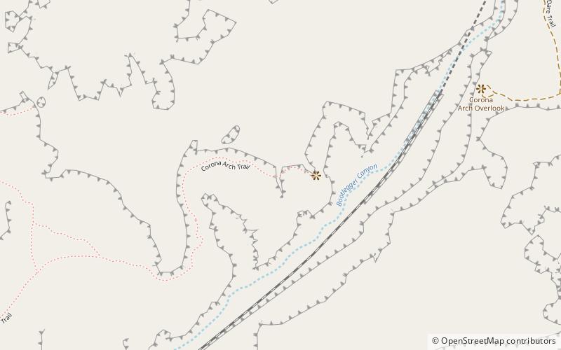 Corona Arch location map
