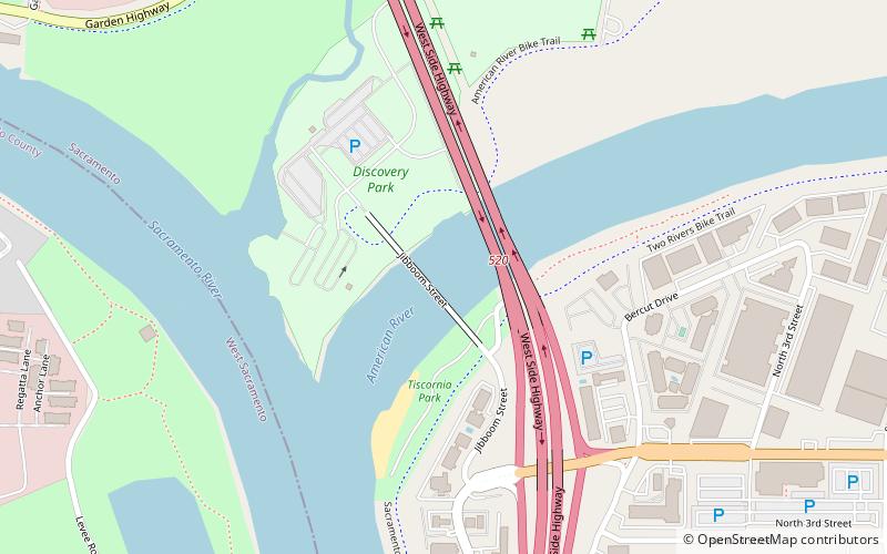 Jibboom Street Bridge location map