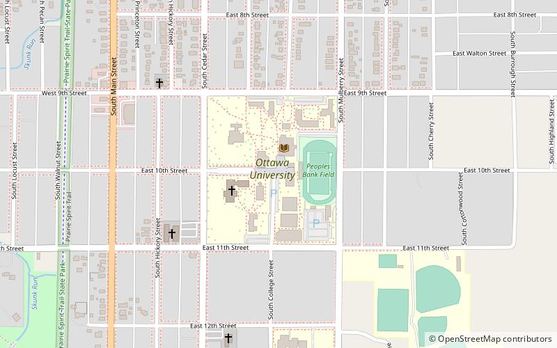 Ottawa University location map