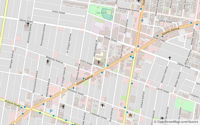 St. Francis de Sales Oratory location map