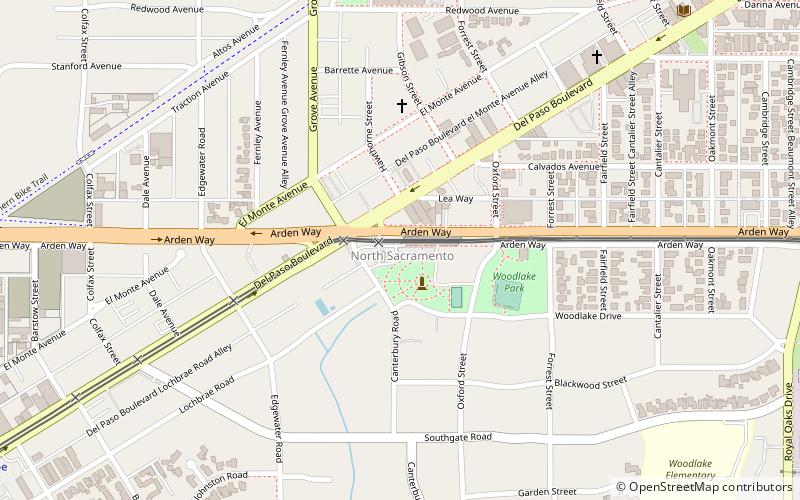 north sacramento location map