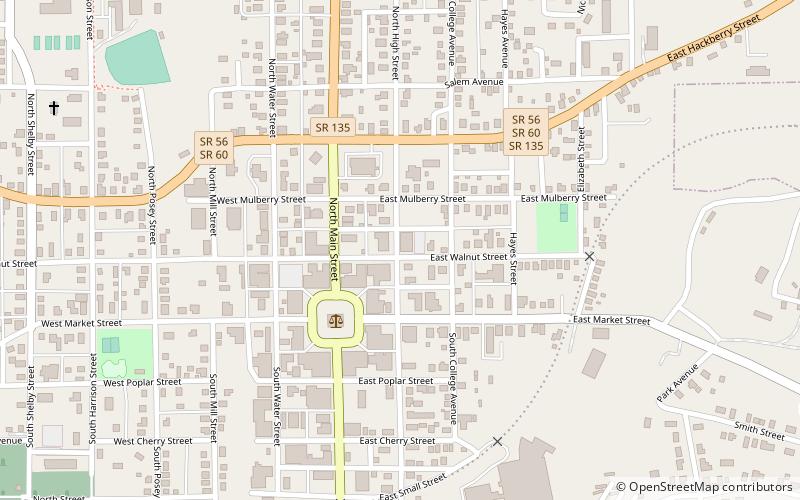 First Baptist Church location map