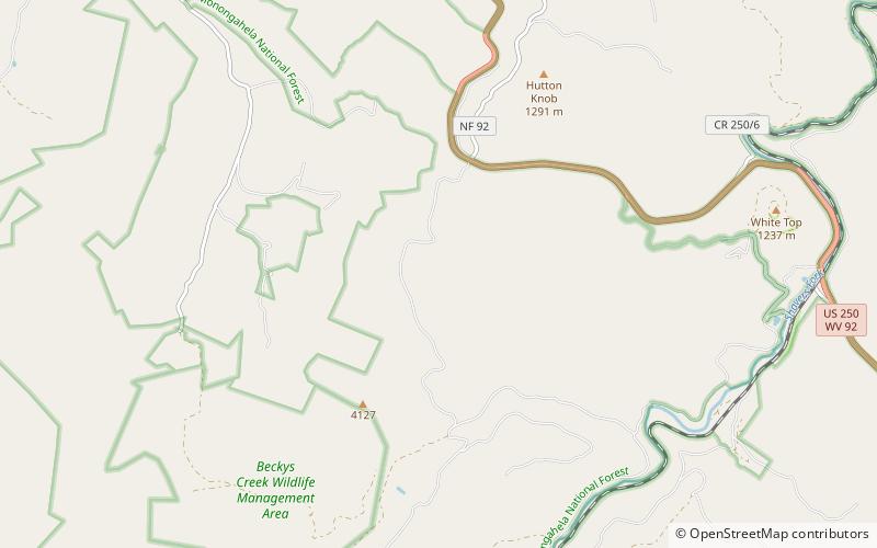 Barton Knob location map