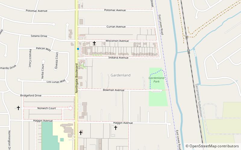 gardenland sacramento location map