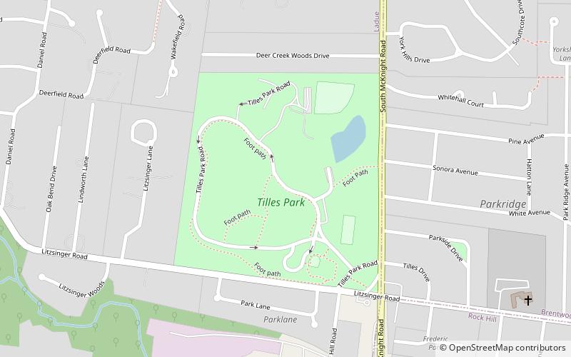 Tilles Park location map