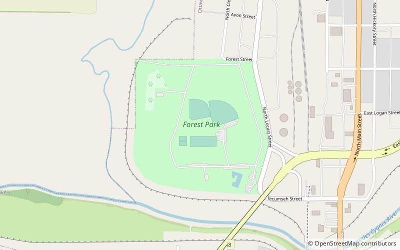 forest park ottawa location map