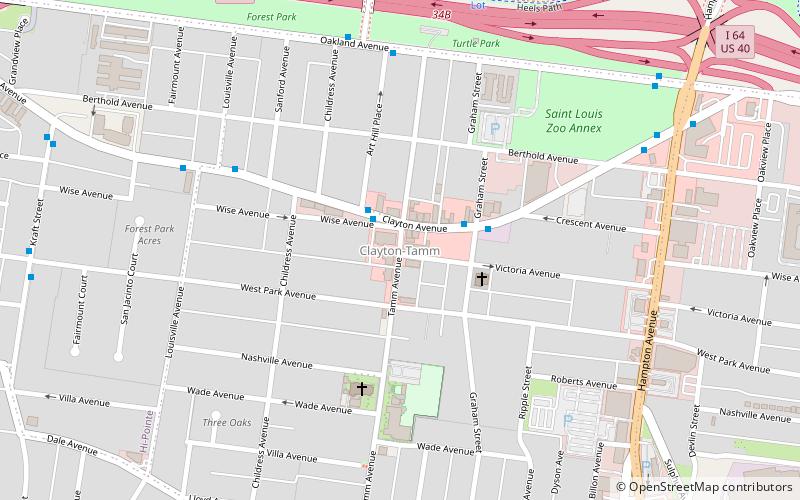 Clayton/Tamm location map