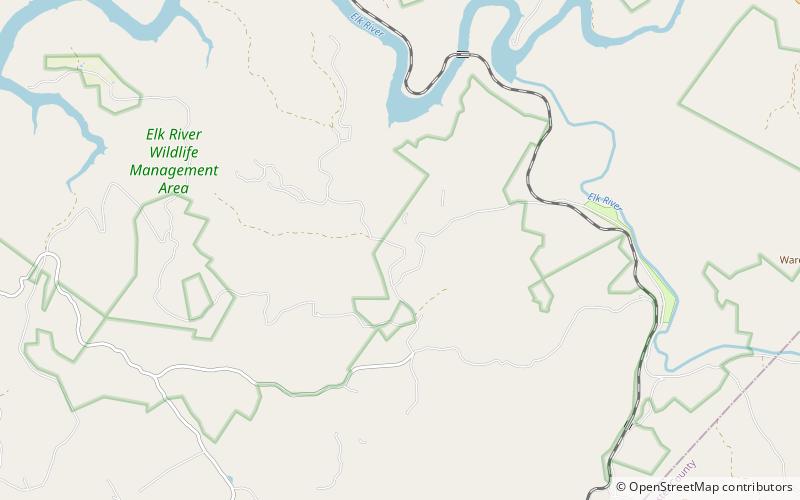 Elk River Wildlife Management Area location map