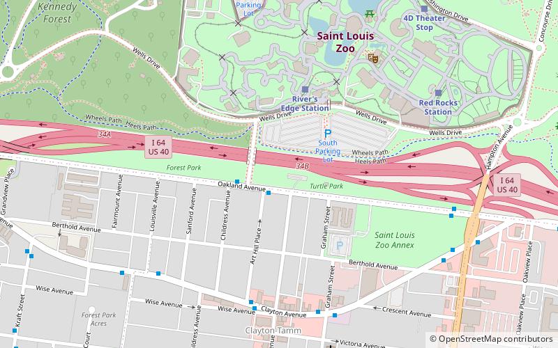 Turtle Park location map