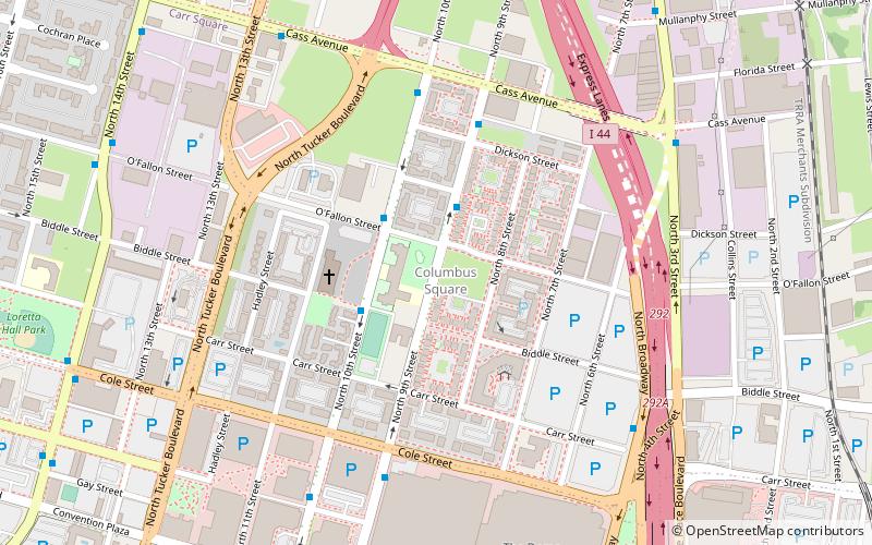 Columbus Square location map