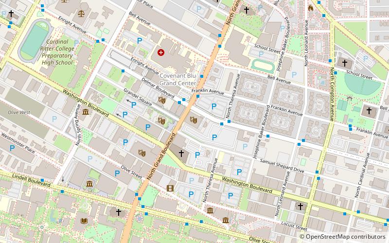 Powell Hall location map