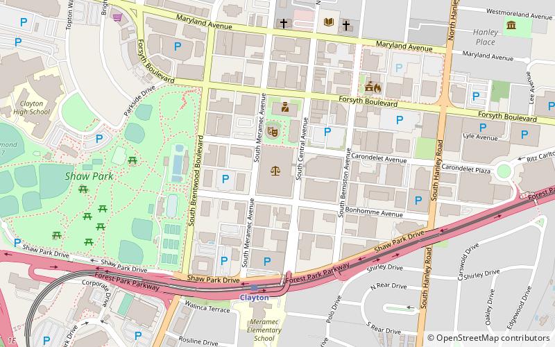 St. Louis County Law Library location map