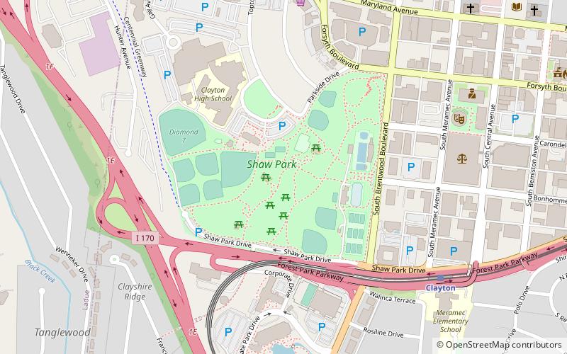 Shaw Park location map